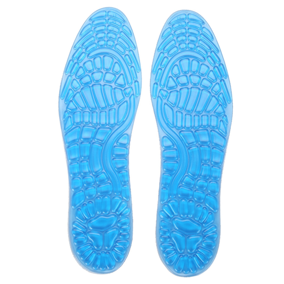 Shockproof Gel Sports Insoles Arch Support Pads for Running & Hiking, Free Size L
