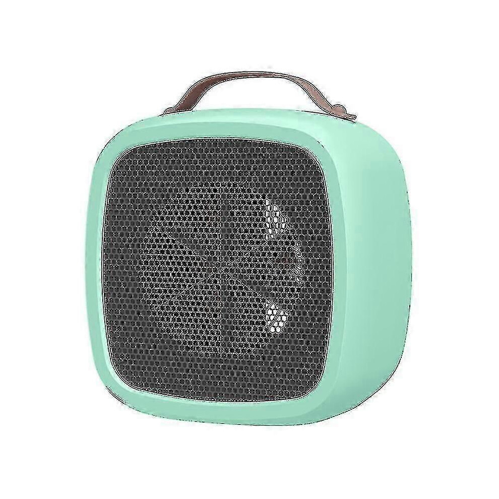 Battery Powered Space Heater - Compact Electric Mini Fan Heater With Thermostat