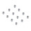 M4 Stainless Steel SS304 Coiled Wire Thread Inserts 100pcs M4*0.7*2 D 9