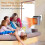 Ceramic Space Heater with Remote Control, Timer, LED Screen, and Adjustable Heat Options 4