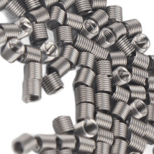 100pcs M2.4x2 SS304 Helical Thread Inserts for Aluminum & Zinc
