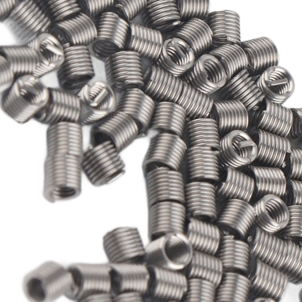 100Pcs M2.4x2 Ss304 Helical Thread Inserts For Aluminum & Zinc 9331350155463