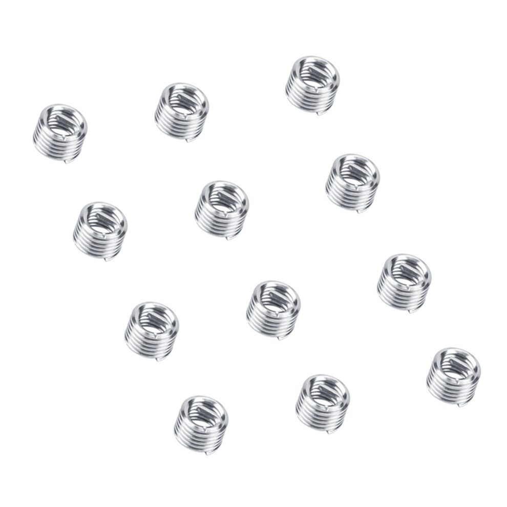M4 Ss304 Steel Thread Inserts 100Pcs Coiled Helical Screws For Reliable Repair 4901350155395