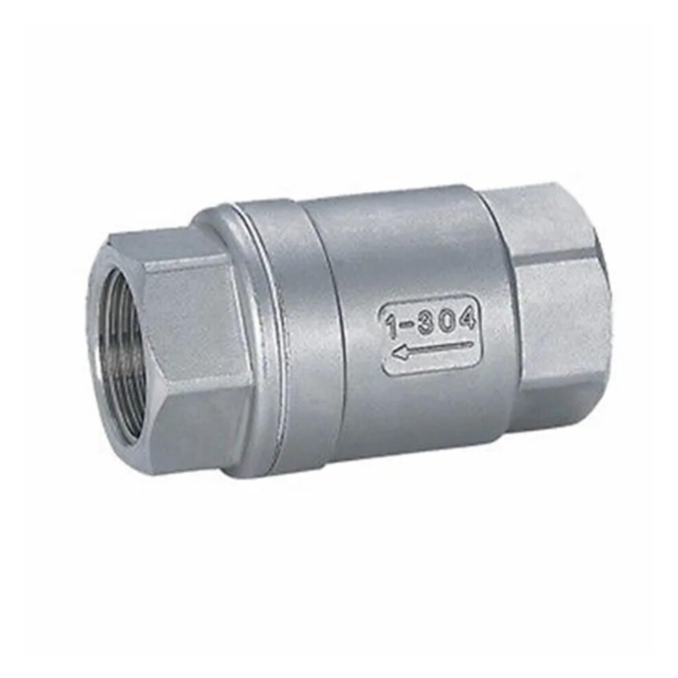 Dn50 2" Bsp Female Thread 304 Stainless Steel Inline Spring Valve Non Return One Way Valve 229 Psi 9393856758616
