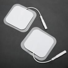 40 Stück wiederverwendbare selbsthaftende Elektrodenpads für Physiotherapie, 50x50mm