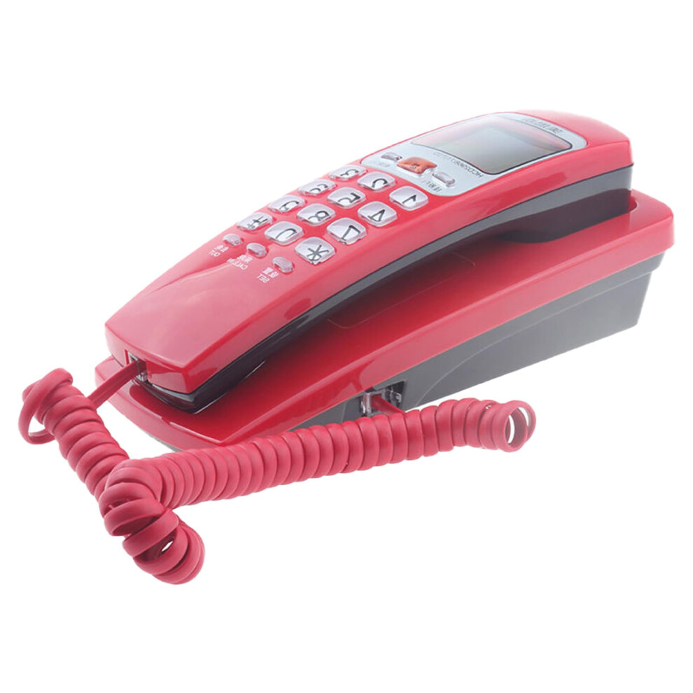 Corded Landline Phone Last Number Redial Call Storage Query Function Easy Install Home Office Desk Phone 9084446950175