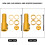 Gold Bike Handlebar Riser Extender Gabelschaftadapter 12cm 28,6mm 10