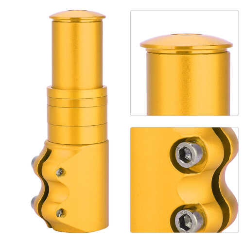 Gold Bike Handlebar Riser Extender Gabelschaftadapter 12cm 28,6mm 2