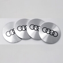 56 mm bilhjulnav, 56 mm, silver