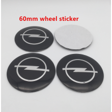 Opel, 60 mm svart klistermärke