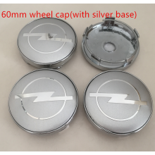 Opel, 60mm silverfärgad kapsyl 1