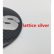 80mm fälgdekal, silverfärgad