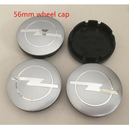Opel, 56 mm silverfärgad kapsyl
