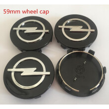 Opel, 59 mm svart keps