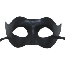 (Svart) Venedigmask Maskeradmask Festmask Halloweenmask Mardi Grasmask Karnevalsmask Halvmask för kv
