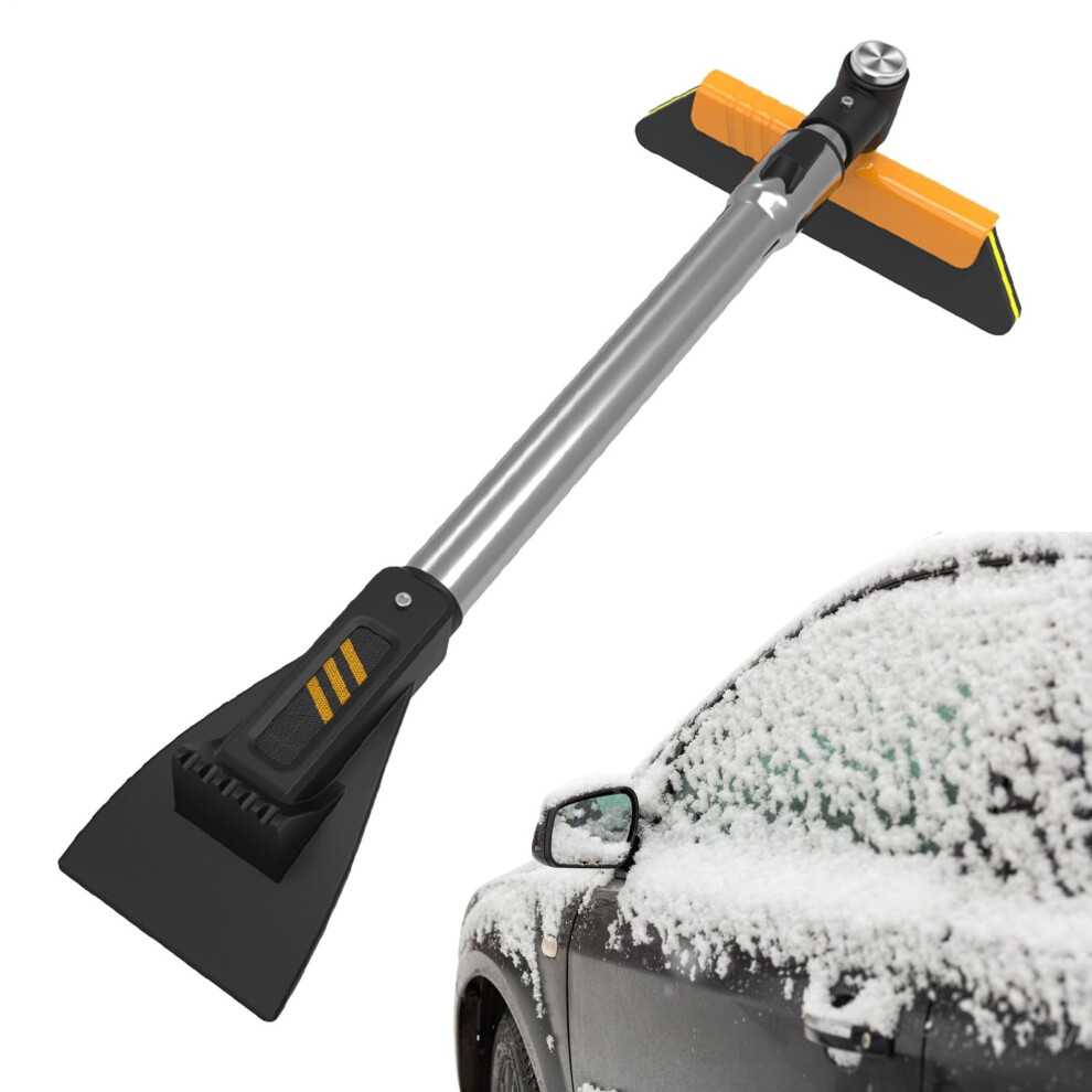 Ice Scrapers For Car Windshield 360-Degree Rotatable Extendable Handle Snow Brush Squeegee Defrost Ice Shovel For Trucks 9393856759156