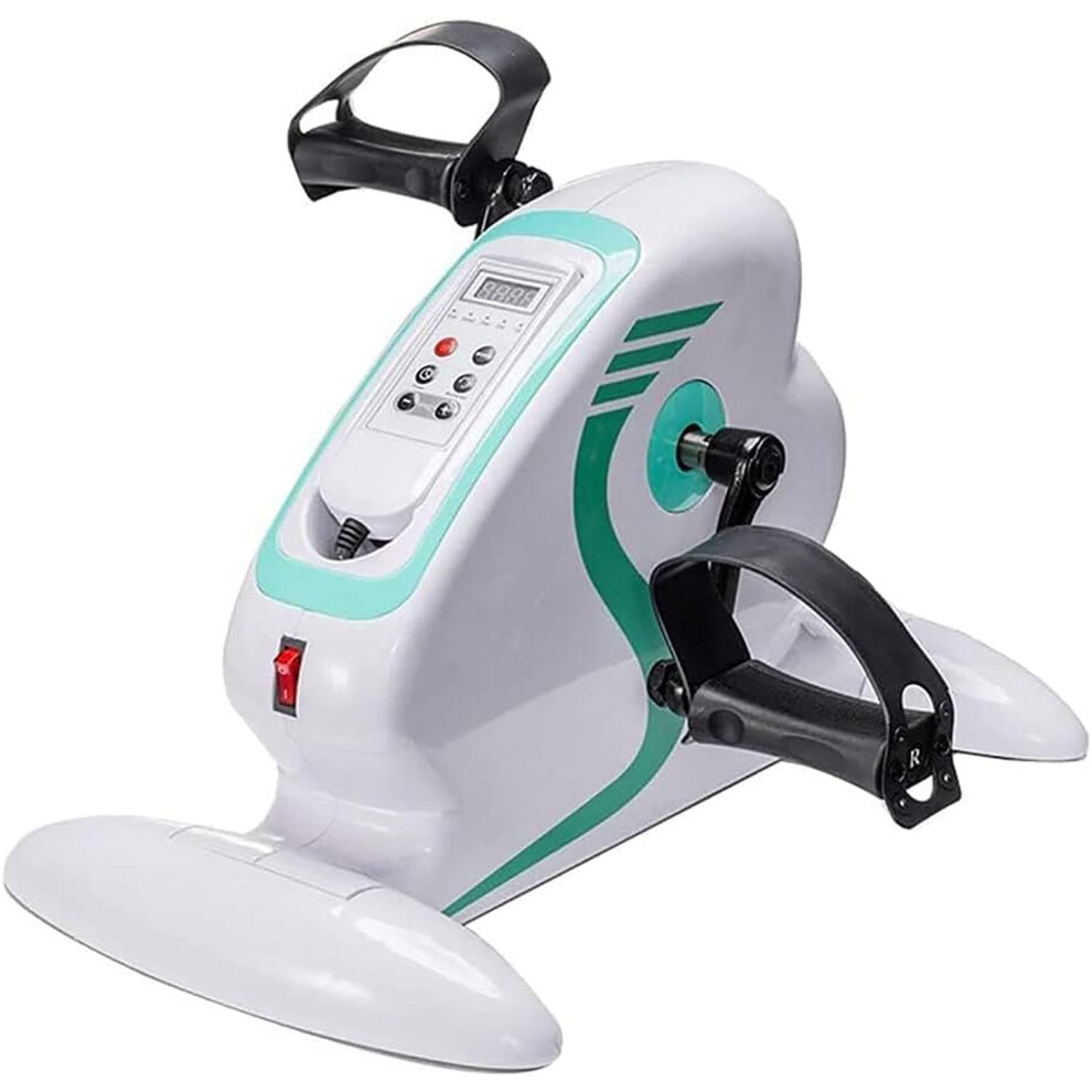 Motorized Pedal Exerciser Bike Portable Adjustable Mini Electric Exercise Bike For Elderly Hand Arm Knee Rehab