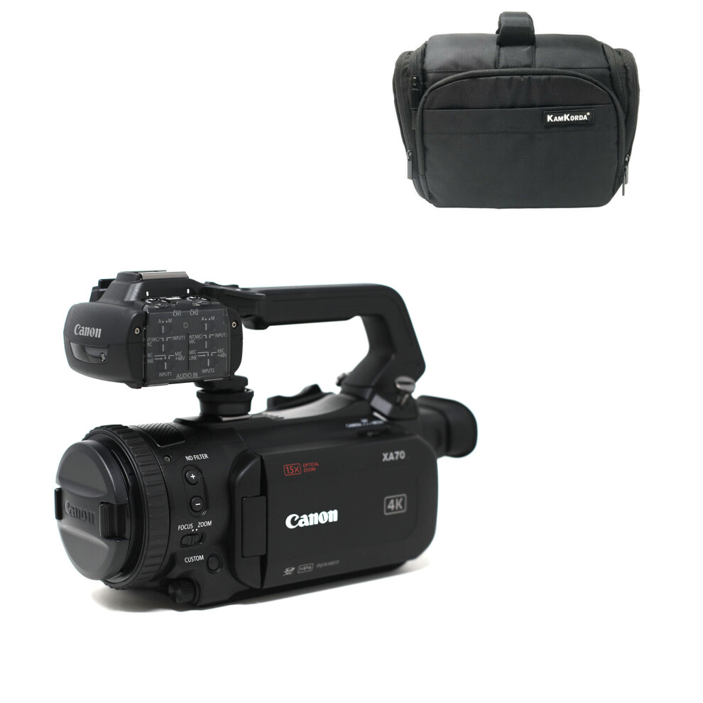 Kamkorda Bag + Canon Xa70 Video Camera 783432398012