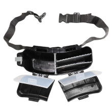 Adjustable Belt Clip Baits Container For Live Worms And Redworms, Spacious Compartment, Marine Fishing Tackle Container