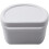 Denture Bath Box For False Teeth Storage Case With Hanging Net White 5