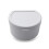 Denture Bath Box For False Teeth Storage Case With Hanging Net White 1