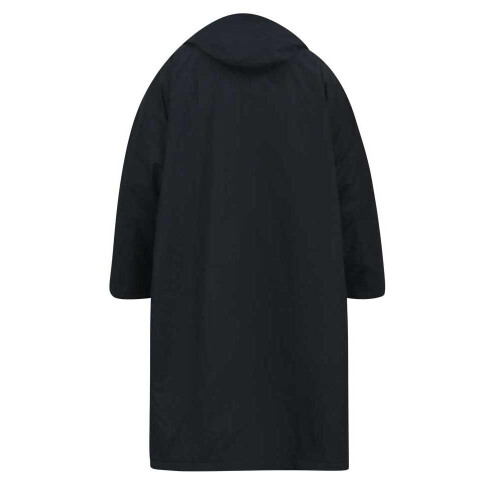 (Black, 5XL) D555 WEBBER Sherpa Lined Showerproof Changing Robe For Men 1