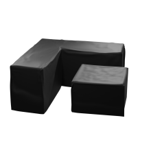(Extra Large L Shape + Medium Square  Cover) KCT L Shape and Square Weatherproof Garden Furniture Covers