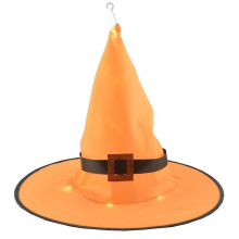 Halloween Glowing Witch Hat Halloween Ornament Festive Party Hat Wizard Hat Party Magician Decoration Props Led Lights 1