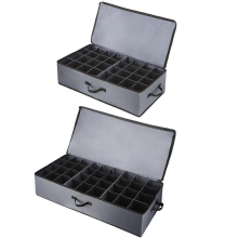 New Christmas Storage Chest Holds 64 Balls W/ Dividers Durable Storage BoxA1