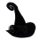 Halloween Witch Wide Brim Point Devil Cap Cosplay Props Decoration Accessories 3