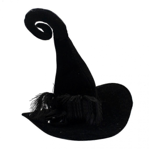 Halloween Witch Wide Brim Point Devil Cap Cosplay Props Decoration Accessories 2