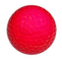 Double Layer Colorful Golfs Gift Ball Portable Durable Small Golfs Ball for Playing GolfsPeach Pink