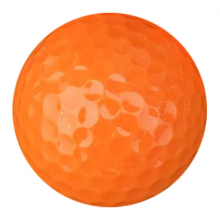 Double Layer Colorful Golfs Gift Ball Portable Durable Small Golfs Ball for Playing GolfsFluorescent Orange