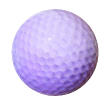 Double Layer Colorful Golfs Gift Ball Portable Durable Small Golfs Ball for Playing GolfsLight Purple
