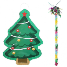 1 Set of Xmas Tree Pinata Christmas Decoration Christmas Party Pinata Layout Prop40X27.5X7CM