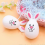 24pcs Easter Egg Ornament Openable Easter Rabbit Eggs Shape Decor Easter Party FavorsWhite7.50X7.50X4.50CM 4