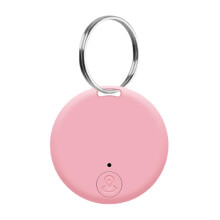 GPS Tracker for Cats Anti Lost Wireless Tag Pink iOS And Android Compatible Wallet Keys Bag Travel For Pets