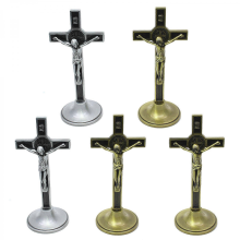 Stylish Christian Church Home Shelf Tabletop Ornaments Cross Decoration House Blessing Office Household Religious GoodsMulticolor