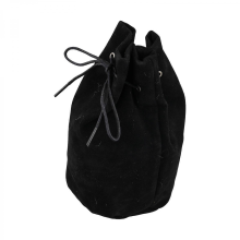 Medieval Suedes Belt Pouch Vintage Waist Bag Portable Drawstring Bag Coin Purse Cosplay & Halloween Party Accessory brownBlack Color