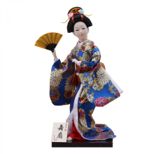 12inch Japanese Kimonos Dolls Tabletop Decoration for Restaurants and Home EnthusiastsStyle J