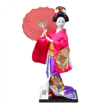 12inch Japanese Kimonos Dolls Tabletop Decoration for Restaurants and Home EnthusiastsStyle B