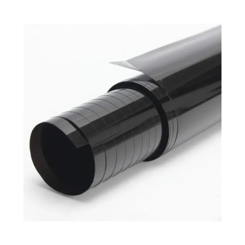 Car Window Tinting Film 300Cmx50cm Auto Home Window Glass Uv Protection 15 Percent Clear Tint Film Roll Black 6447073708565