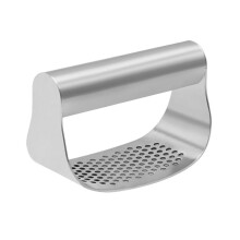 Stainless Steel Garlic Press with Ergonomic Handle, Easy to Clean, Garlic Crusher, Garlic Chopper, Time Saving, Kitchen Gadget