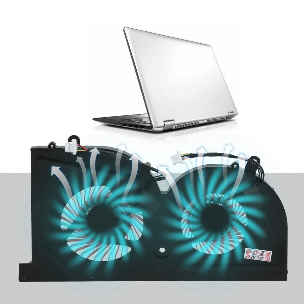 Gpu-Kã¼Hlventilator 5T Fã¼R Msi Gs63vr/Gs73vr - Effiziente Kã¼Hlung 4241350171293