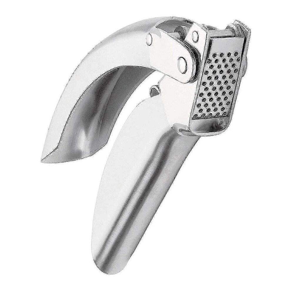 Rikon Epicurean Garlic Press, Stainless Steel, 6.5 x 1 x 1.5 inches, Silver S2024123017103