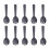 100 Pcs Disposable Plastic Pasta Spoons Fruit Forks Party Tableware Appetizer Forks Camping Forks Plastic Tableware 1