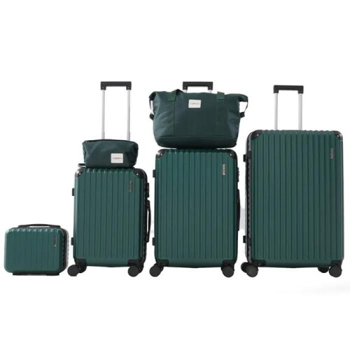 Set de Valises - BAZARLAND30 - 6 PCS - Coque Rigide - 4 Roulettes - Cadenas TSA 1