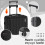 Set de Valises - BAZARLAND30 - 6 PCS - Rigide - Imperméable - 4 Roulettes 360 5