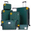 Set de Valises - BAZARLAND30 - 6 PCS - Coque Rigide - 4 Roulettes - Cadenas TSA 1