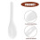 Pack of 60 disposable plastic spoons, transparent, small spoons 3